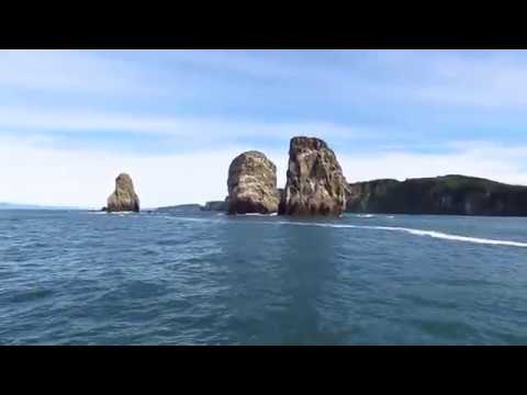 Видео: Три Брата и выход из Авачинской бухты