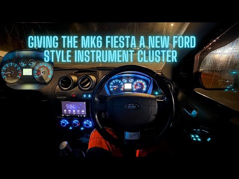 Видео: Изменение цвета светодиодной подсветки приборной панели MK6 Fiesta ST150