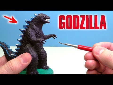 Видео: ЛЕПИМ ГОДЗИЛЛУ из фильма Годзилла 2 Король Монстров 2019 | GODZILLA
