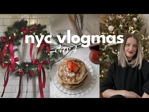 Видео: Влогмас 4 🎄 День домоседа, болтливый GRWM, добыча трейдера Джо и рождественские блины