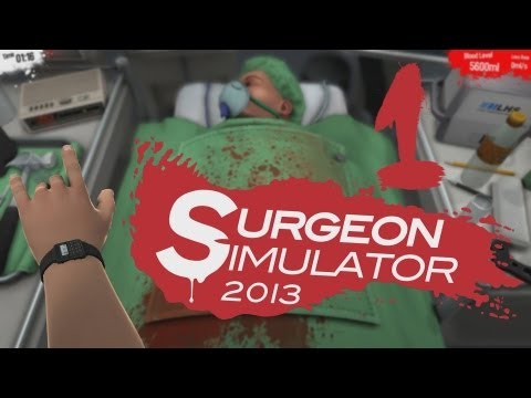 Видео: Surgeon Simulator 2013 Симулятор Хирурга прохождение #1 — Пересадка сердца