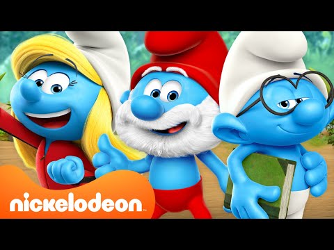 Видео: Марафон Смурфиков Сезон 1 🔵 | 60-минутная компиляция | Nicktoons