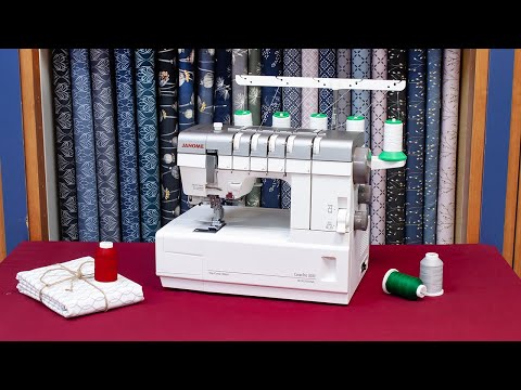 Видео: Janome CoverPro 3000 - Обзор плоскошовной машины