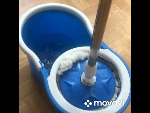 Видео: Турбо Швабра с отжимом и Ведром Spin Mop 360