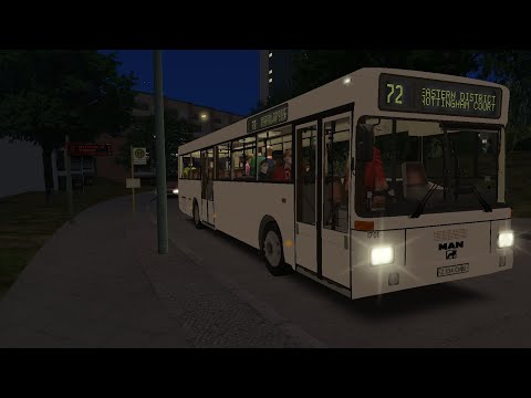 Видео: Omsi 2. MAN SL 202 ZF Маршрут 72 и звуковой тест