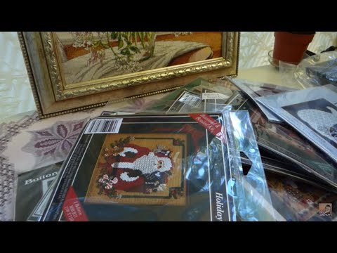 Видео: Покупки для вышивки. Много раритетного Mill Hill