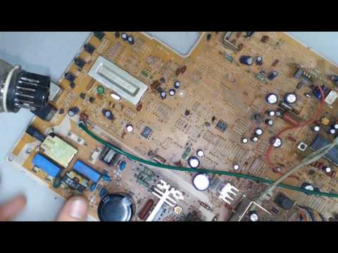 Видео: ремонт телевизора samsung CK-5083ZR (шасси p69sa1) не включается