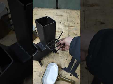 Видео: Супер печь, турбо печь, щепочница.