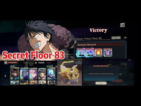 Видео: Секретный этаж 83 — открывайте с Мивой! Команда Mono Red просто БЕЗУМНА!! Фантомный парад JJK!