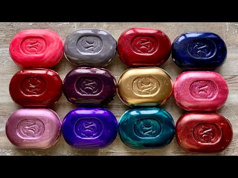 Видео: ASMR SOAP| Cutting colored soaр | Soap Carving| Резка крашенного мыла