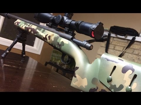 Видео: Покраска винтовки Multicam — как это сделать