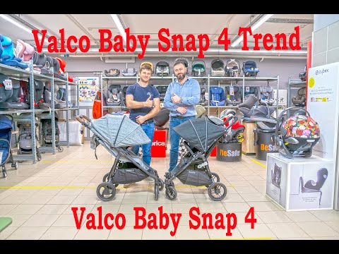 Видео: Все отличия двух колясок Valco Baby Snap 4 и Valco Baby Snap 4 Trend