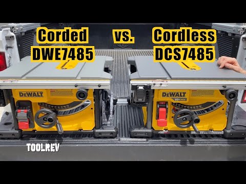 Видео: DeWalt DWE7485 против DCS7485: сравнение и обзор настольных пил 🔥🔥🔥