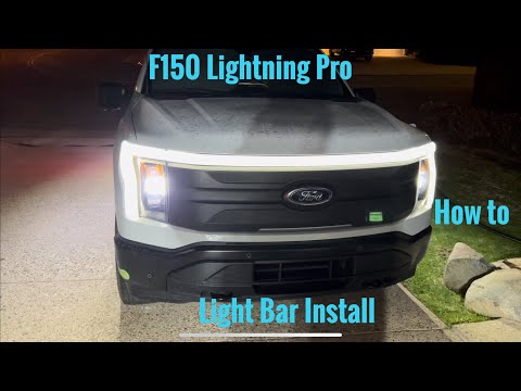 Видео: Видео по установке световой панели Lightning Pro для Ford F150