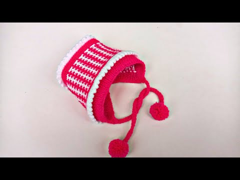 Видео: Чепчик спицами/ шапочка для новорожденных и более.