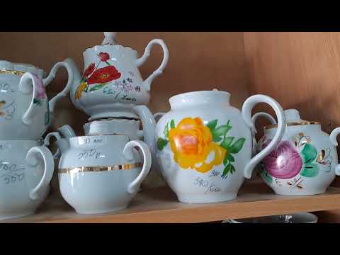 Видео: 53 Хрустальный рынок. Посуда фарфоровая.