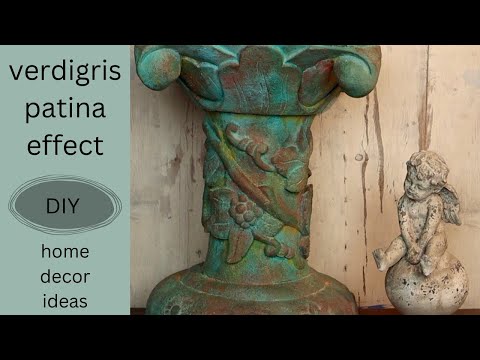 Видео: Живопись мелом. Эффект патины ярь-медянки.