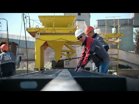 Видео: Производство железобетонных забивных свай квадратного сечения