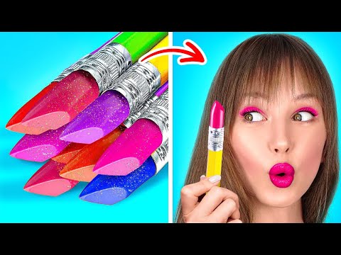 Видео: Необычные способы, чтобы тайком пронести косметику || Как тайком пронести что угодно от 123 GO Like!