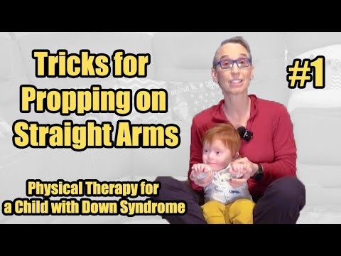 Видео: #1 Советы по отработке опирания на прямые руки: физиотерапия для ребенка с синдромом Дауна