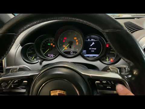 Видео: Сброс сервиса Porsche Cayenne