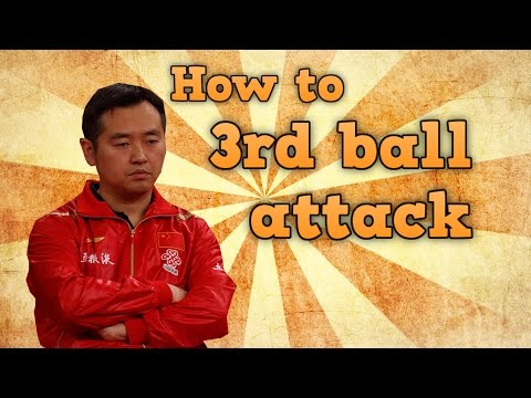 Видео: ключевых моментах при выполнении атаки по 3-му мячу в настольном теннисе