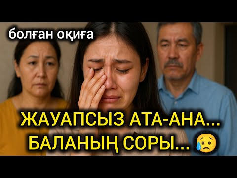 Видео: 😥ЖАУАПСЫЗ АТА-АНА. БАЛАНЫҢ СОРЫ. Өзгеге сабақ болар ауыр әңгіме #әсерліәңгіме #болғаноқиға