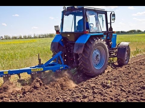 Видео: ПЛН 3-35    Подготовка плуга к работе