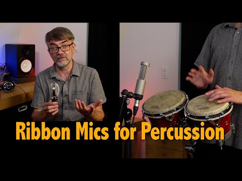 Видео: Ленточные микрофоны для ударных (Royer R-10, Cascade Fathead II, ART AR5)