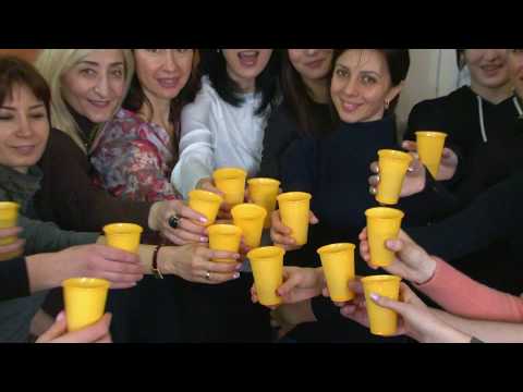 Видео: Поздравление с 8 марта ансамбль "Алан"2020 г.