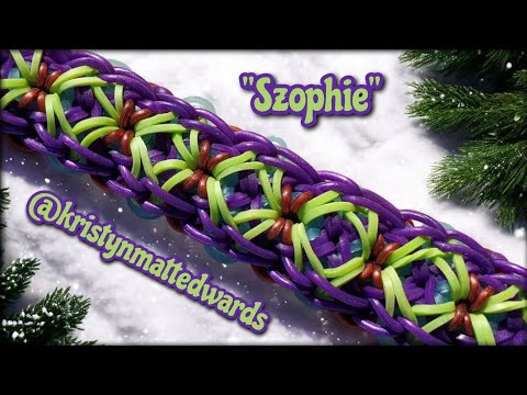 Видео: Мастер-класс по плетению радужного браслета "Szophie" (ширина 3 прута)