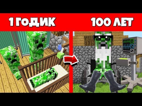 Видео: КАК КРИПЕР ПРОЖИЛ ЖИЗНЬ В МАЙНКРАФТ / ЭВОЛЮЦИЯ МОБОВ MINECRAFT / ЖИЗНЬ МОБОВ В МАЙНЕ ЖИЗНЕННЫЙ ЦИКЛ