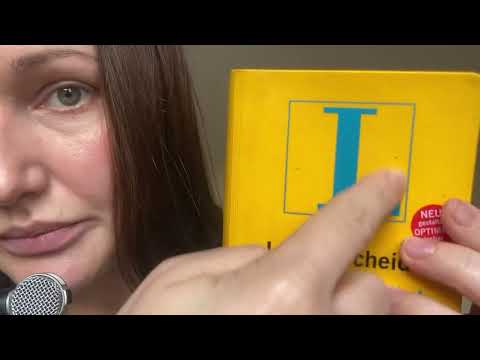 Видео: Асмр учим немецкий|хаотичный асмр