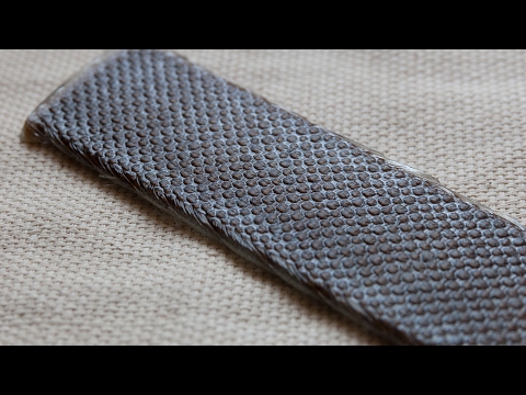 Видео: Изготовление микарты с сохранением текстуры ткани на лицевой стороне