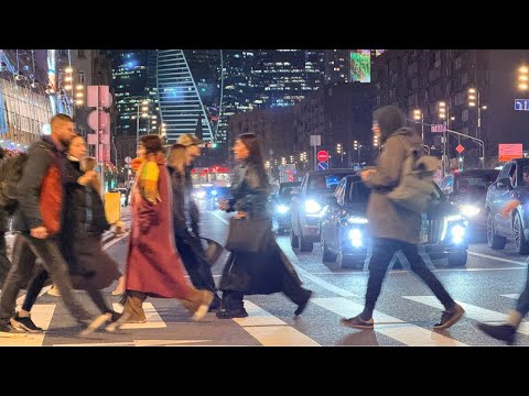 Видео: Прогулка по ночной Москве