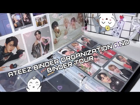 Видео: ATEEZ организация биндера и биндер-тур || ATEEZ binder organization ^^