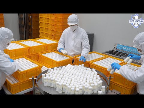 Видео: Корейская фабрика по производству сыра и йогуртов