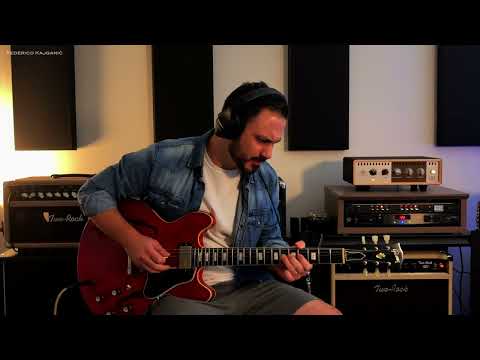 Видео: Smooth Jam с хамбакерами JM Rolph PAF, KingTone Soloist и Two Rock TS1