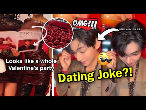 Видео: Ким Тэхён избегает зрительного контакта после шутки о свидании, Ви из BTS машет фанатам перед уходом