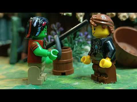 Видео: Клан Дикого Леса. #stopmotion #clayanimation #legostopmotion #анимация #fantasy #lego #мультик