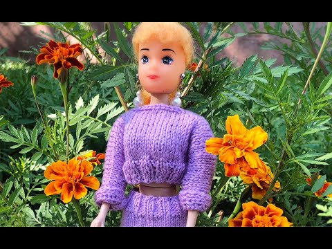 Видео: БЕСПЛАТНЫЙ МК  // КАК СВЯЗАТЬ КОФТУ ДЛЯ КУКЛЫ БАРБИ СПИЦАМИ