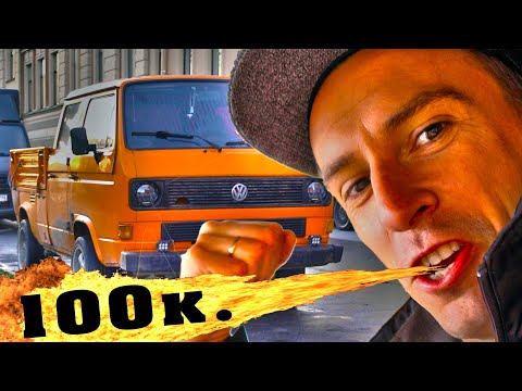 Видео: Нашел редкий микроавтобус за 100 т.р. Volkswagen T3 Doka. Реакция друзей на покупку) Апельсинчик!