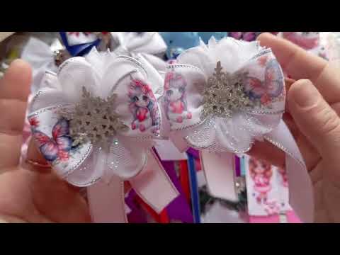Видео: Обзор картинок с сублимацией и бантиков с ними 🤗