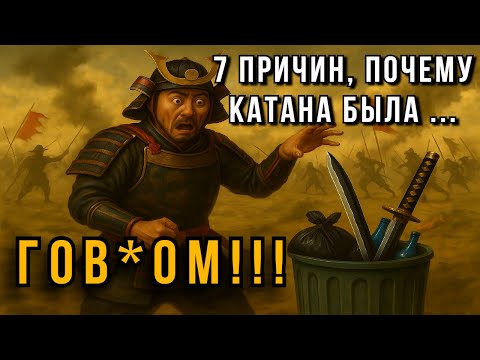 Видео: 7 причин, почему КАТАНА была ХУДШИМ мечом для настоящей битвы