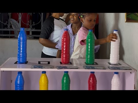 Видео: САМОЕ ЗАБАВНОЕ ИСПЫТАНИЕ НА СОЧЕТАНИЕ ЦВЕТОВ ПЯТИ (5) БУТЫЛОК — Семейное игровое шоу — пожалуйста...