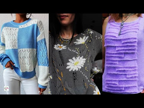 Видео: ПОТРЯСАЮЩИЕ ИДЕИ ДЛЯ ВЯЗАНИЯ СВИТЕРА СПИЦАМИ. Модное вязание