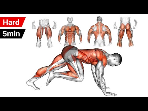 Видео: Мощная 5-минутная тренировка для всего тела, чтобы привести его в тонус