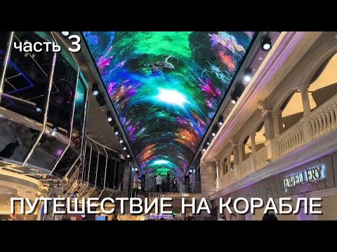 Видео: Ч.3. Морской круиз из Китая в Японию. Экскурсия по лайнеру Bellissimo. 