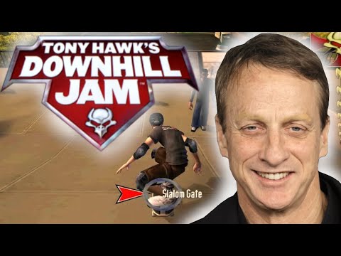 Видео: Поздний обзор: «Downhill Jam» Тони Хока