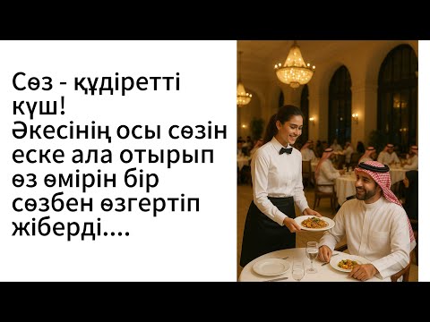 Видео: Сөз- құдіретті күш! Ол әкесінің осы сөздерін еске алып жауап берді. Содан соң өмірі өзгеріп кетті!!!